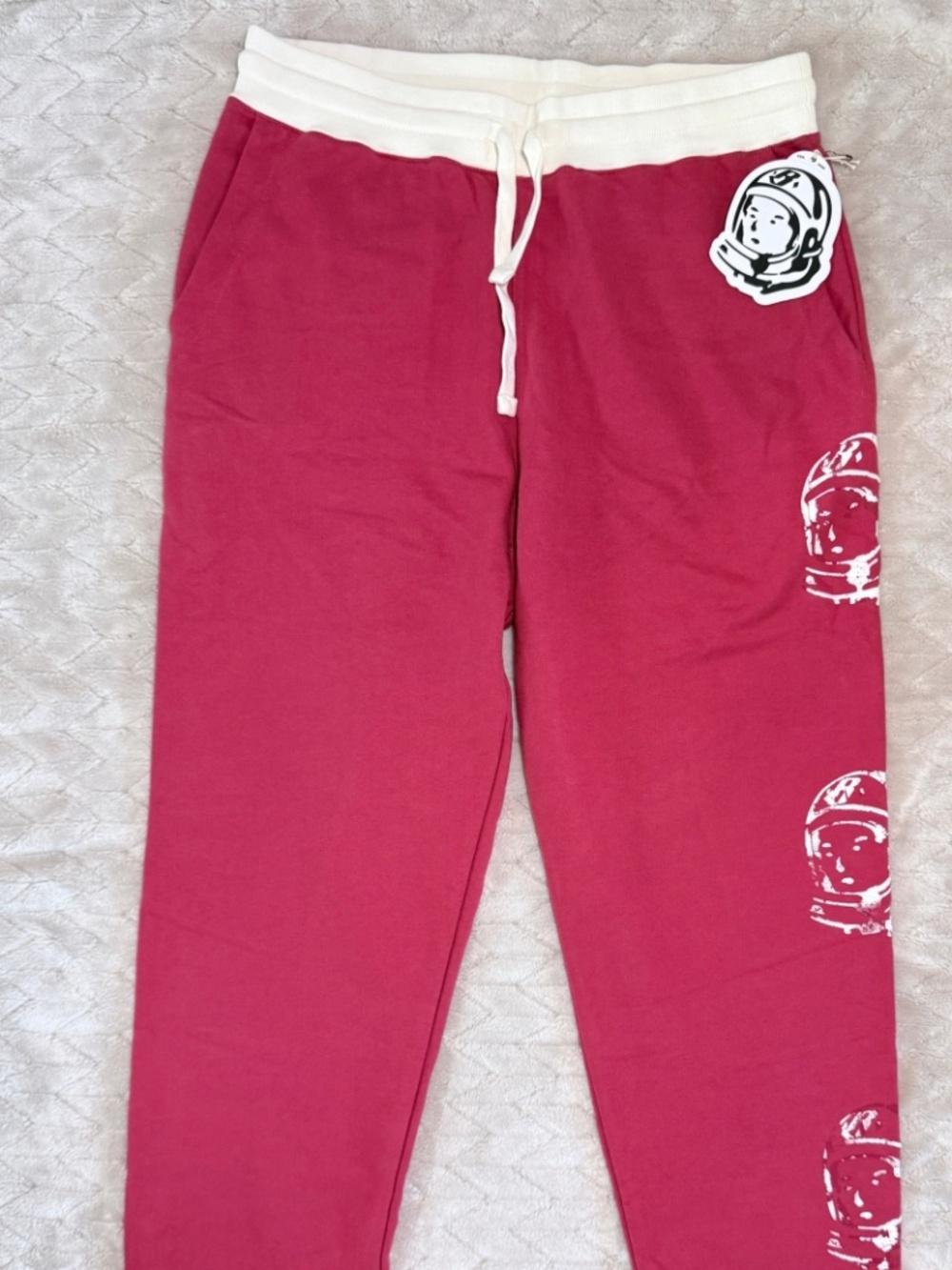 Billionaire Boys Club Astronaut Logo Red Sweatpants